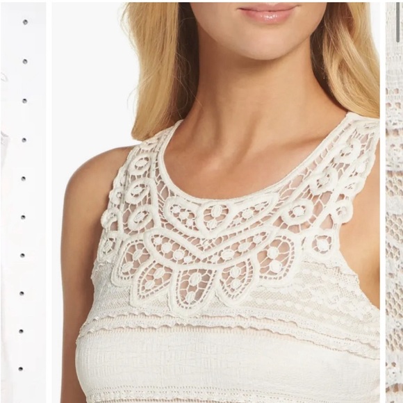 Eliza J. cream lace dress - Picture 5 of 11